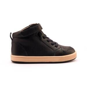 NEW OLDSOLES boys skill leather high top sneaker in navy
